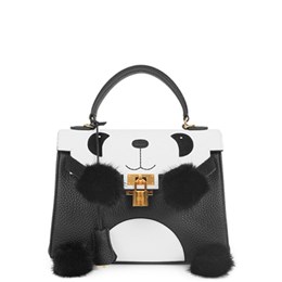 BSWH001-11 leather bag manufacture panda handbag