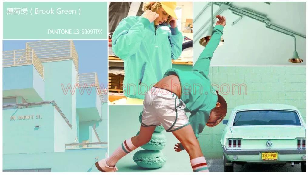 Mint green -- Fashion color for lady bag customization in Spring and Summer, 2019