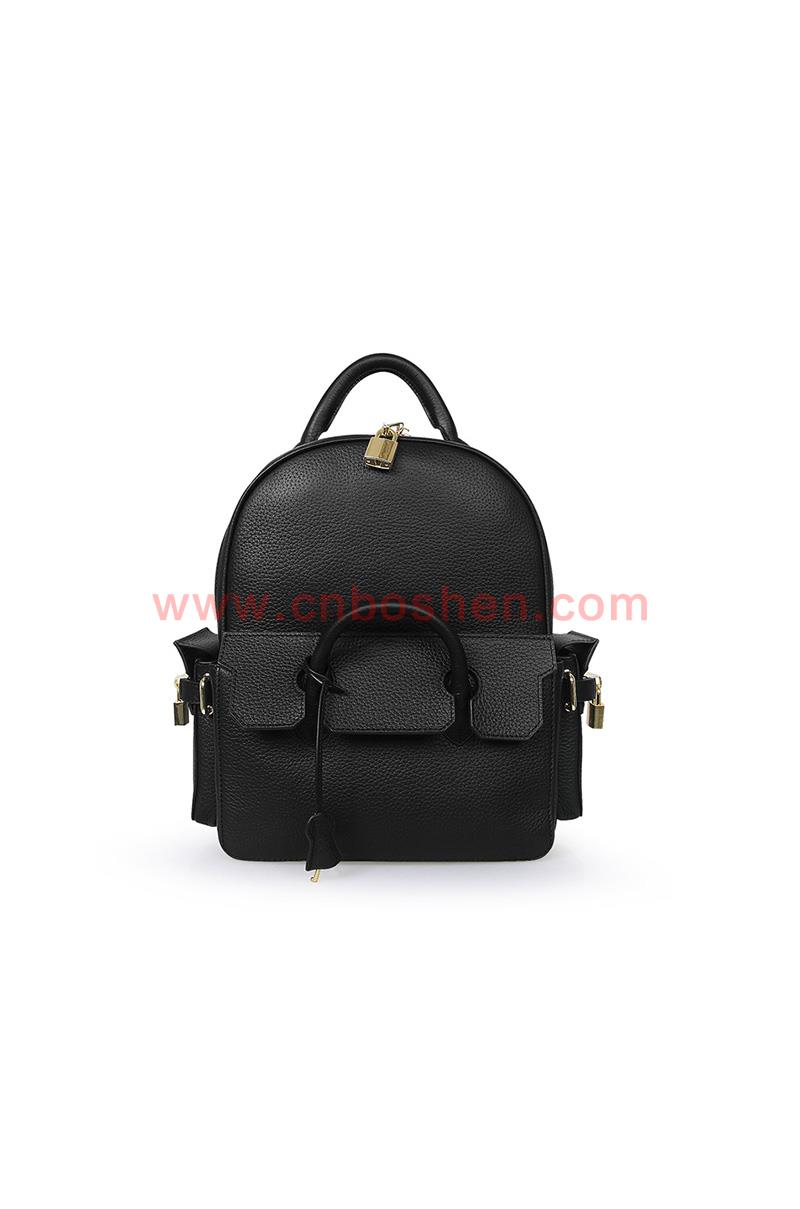 BSBP17003 men leather backpack bags manufacture