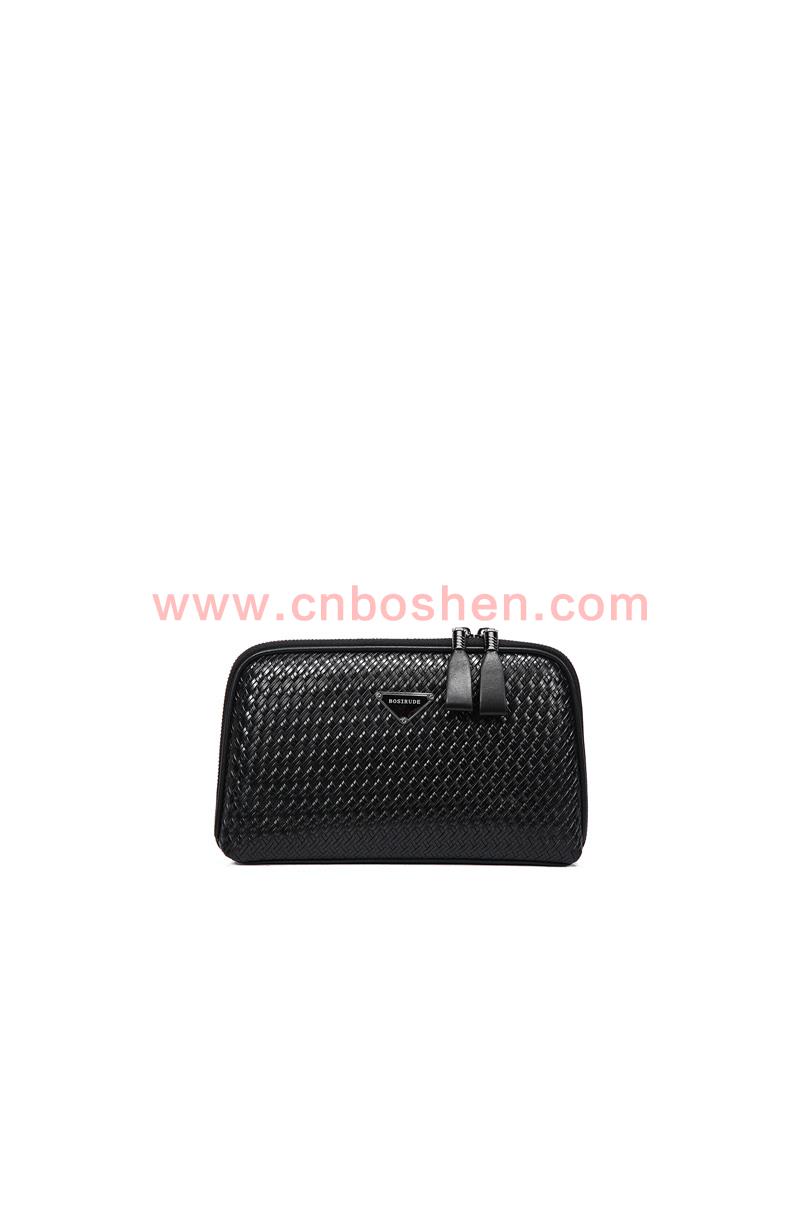 BS-MC001-01 Lather Bag Manufacturers High End Braided Leather