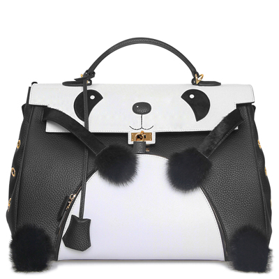 BSWH001-09 lady leather bag manufacturers Panda modeling
