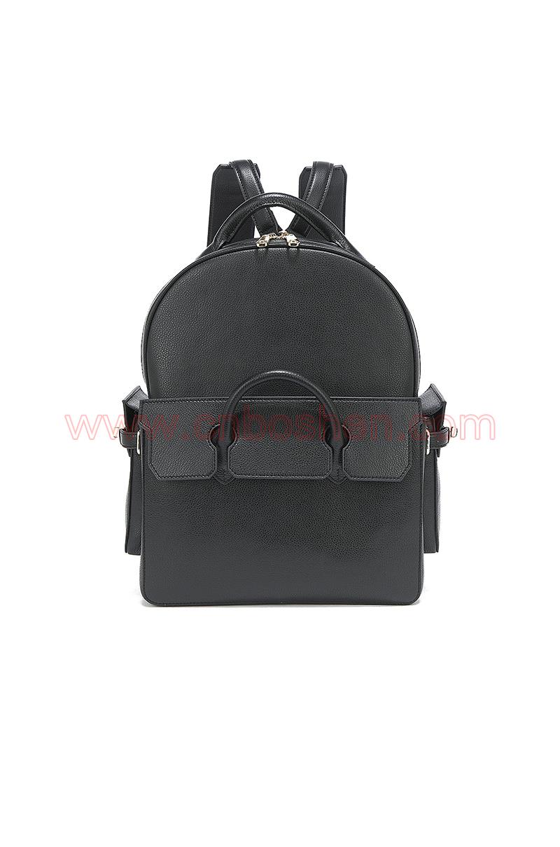 BSBP003-03 men leather backpack bags manufacture