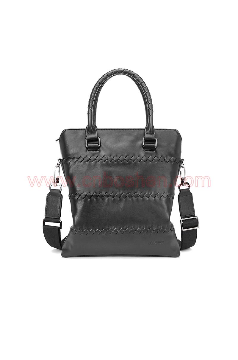 BS-MB002-02 leather bag manufacture briefcase manufacturers