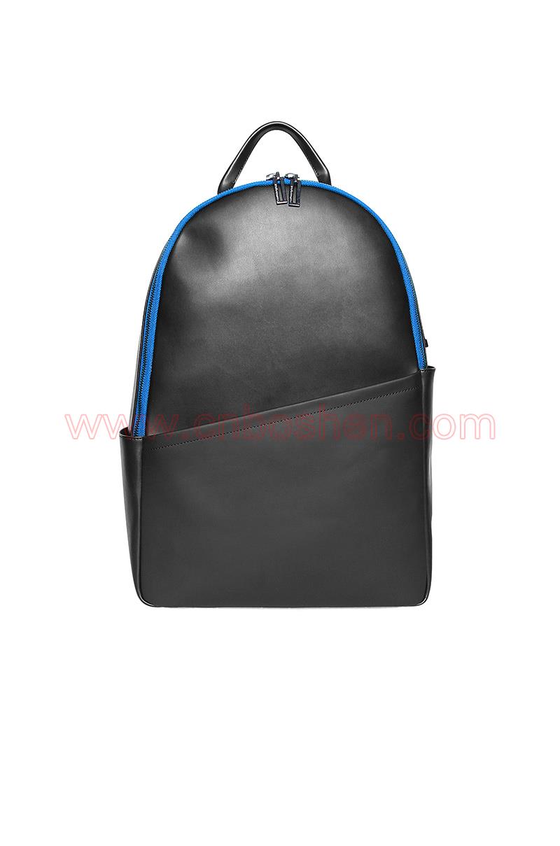 BS-BP004-01 men leather backpack bags manufacture